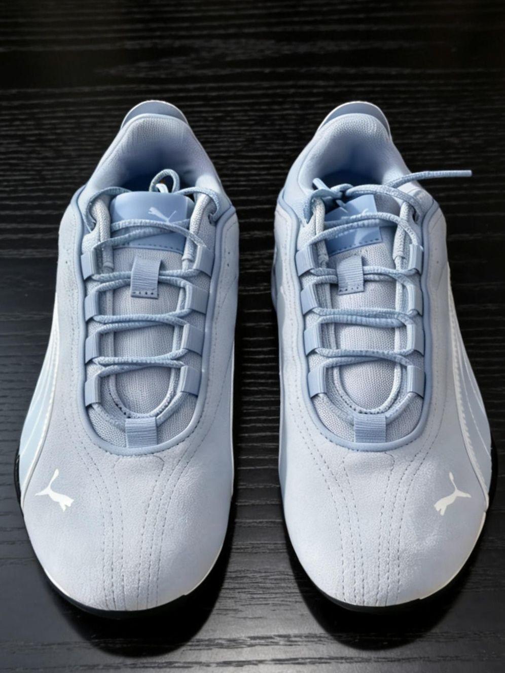 实测PUMA Catch浮潜蓝!奶蓝麂皮复古鞋,Soft Foam+软弹不累脚,通勤逛街刚好